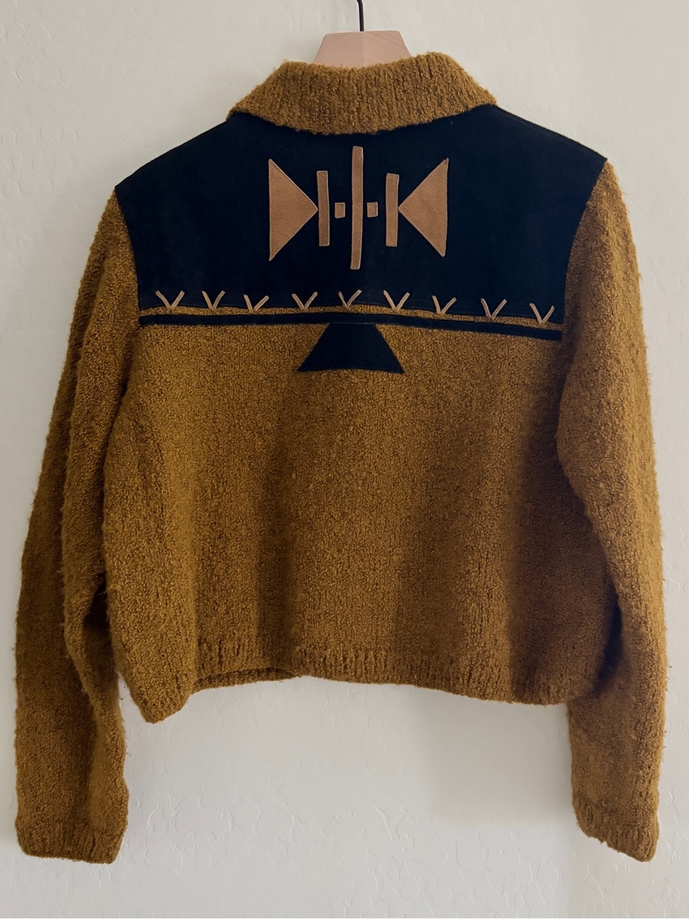 Vintage Sandy Starkman Southwestern Crop Jacket M - Picture 6 of 6